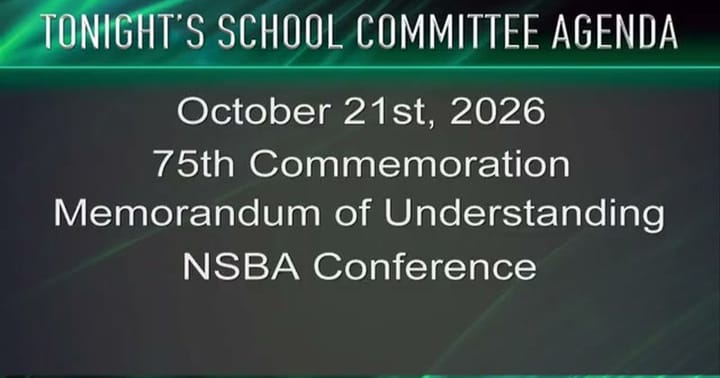 From the School Committee